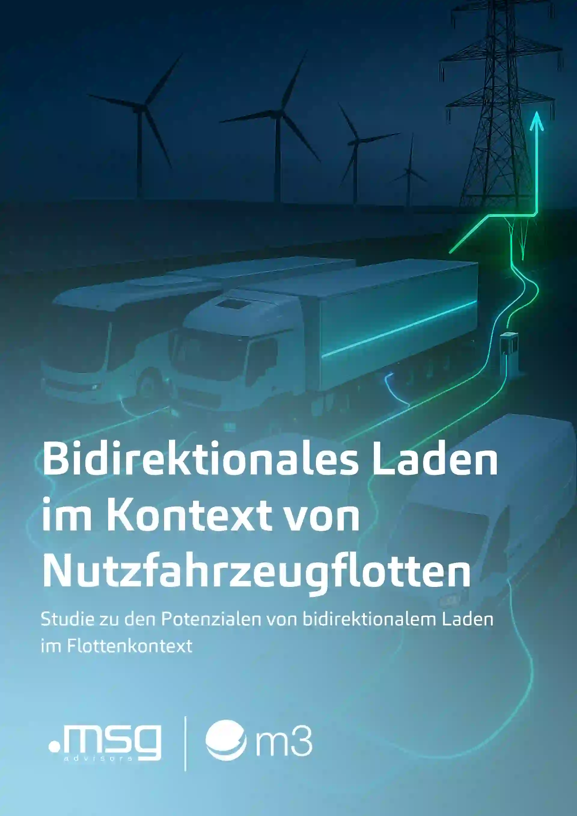 Studie Bidirektionales Laden im Kontext von Nutzfahrzeugflotten
